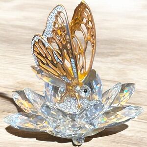 Vintage Swarovski Butterfly In Flight
